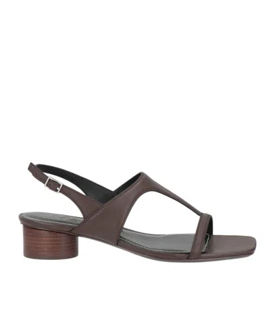 Maxco. One-strap Sandals In Brown
