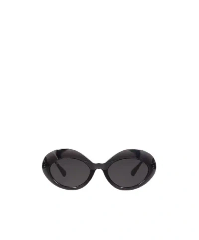 Maxco. Oval Sunglasses In Black
