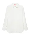 Maxco. Oversized Cotton-poplin Shirt In White