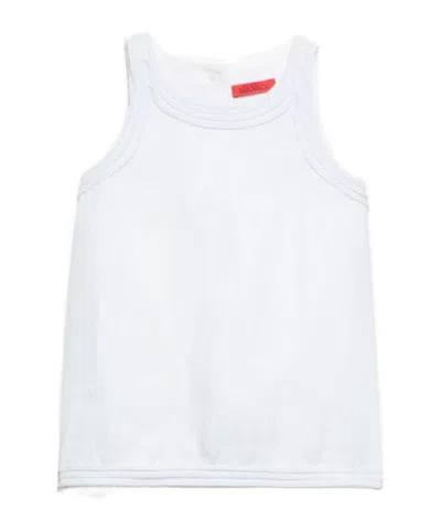 Maxco. Passementerie Linen Top - White