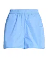 Maxco. Plain Colour Shorts In Blue