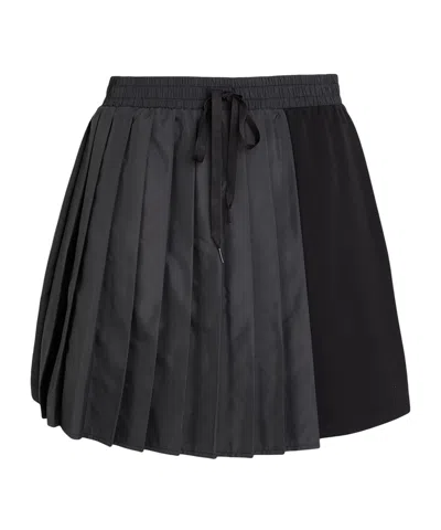 Maxco. Pleated Midi Skirt In Black