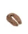 Maxco. Plush Shawl In Brown