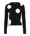 Maxco. Polka Dot Knit Sweater In Multi
