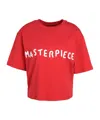 Maxco. Printed Short-sleeved T-shirt In Red