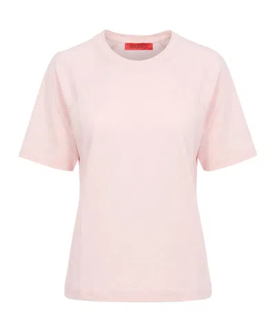 Maxco. Raglan Sleeve Crew Neck T-shirt In Pink