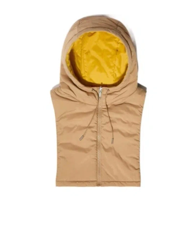 Maxco. Reversible Hooded Collar In Brown