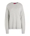 Maxco. Ribbed Crew Neck Sweater In Multi