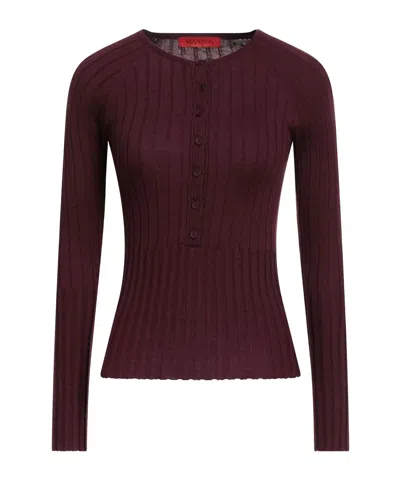 Maxco. Ribbed-knit Jumper In Black