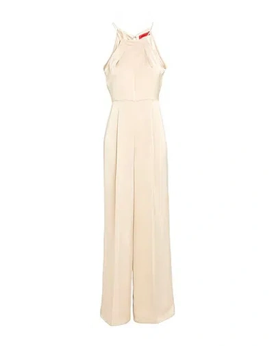 Maxco. Satin Sleeveless Dress In Neutral
