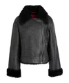 Maxco. Shearling  Teddy Fleece In Black