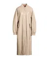 Maxco. Simple Leather Jacket In Neutral