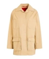 Maxco. Simple Long-sleeved Jacket In Brown