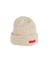 Maxco. Simple Solid Color Knitted Hat In Nude