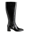 Maxco. Simple Square-toe Boots In Black