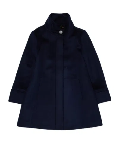 Maxco. Single-breasted Coat In Blue