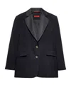 Maxco. Single-breasted Suit Jacket In Black