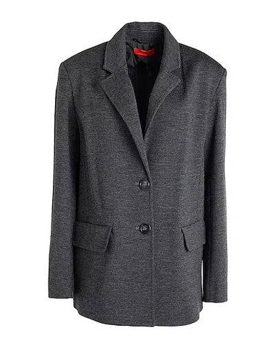 Maxco. Single-breasted Blazer In Gray