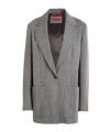 Maxco. Single-breasted Blazer In Gray