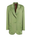 Maxco. Single-breasted Blazer In Green