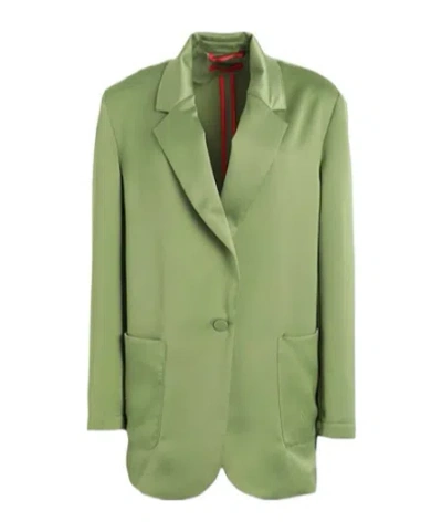 Maxco. Single-breasted Blazer In Green