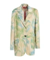 Maxco. Single-breasted Blazer In Nude