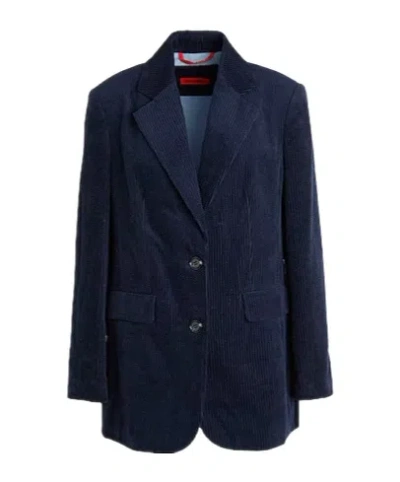 Maxco. Single-breasted Suit Jacket In Black