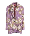 Maxco. Single-breasted Suit Jacket In Purple