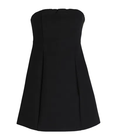 Maxco. Sleeveless One-shoulder Dress In Black