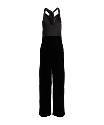 Maxco. Sleeveless Velvet Bodysuit In Black
