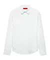Maxco. Slim Poplin Shirt In White