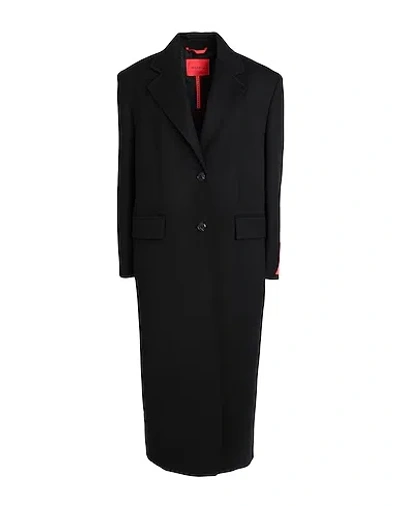 Maxco. Slim-fit Single-breasted Trench Coat In Black