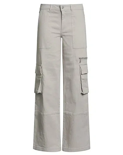 Maxco. Slim-fit Solid-color Cargo Pants In Gray