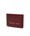 Maxco. Slogan Card Holder In Burgundy