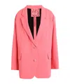 Maxco. Solid Color Blazers In Pink