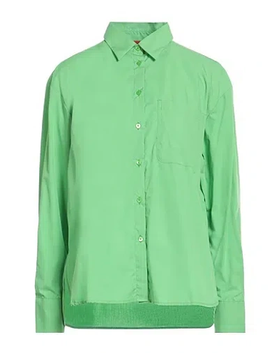 Maxco. Solid Color Long-sleeve Shirt In Green
