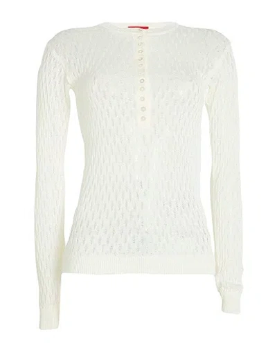 Maxco. Solid Color Metallic Knit Sweater In Neutral