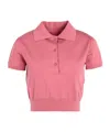 Maxco. Solid Color Polo Shirts In Pink