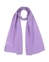 Maxco. Solid Color Satin Scarf In Purple