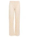 Maxco. Solid Color Straight-leg Pants In Brown