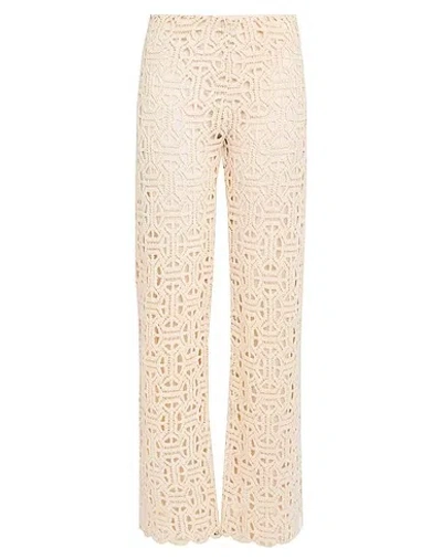 Maxco. Solid Color Straight-leg Pants In Brown