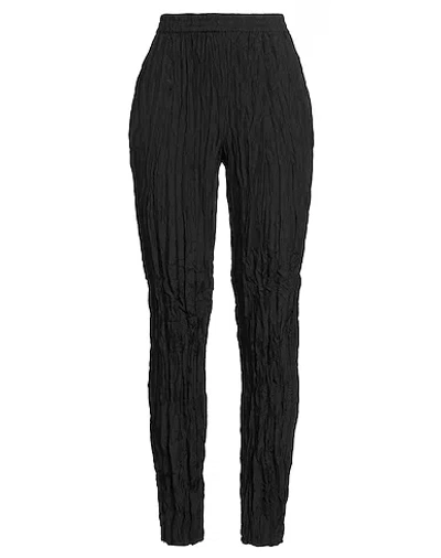 Maxco. Solid Color Tapered Pants In Black