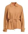 Maxco. Solid Colour Shirts  Blouses In Brown