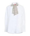 Maxco. Solid Colour Shirts  Blouses In White