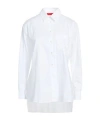 Maxco. Solid Colour Shirts  Blouses In White