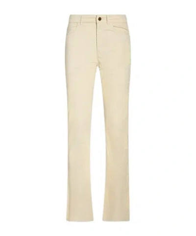 Maxco. Solid Corduroy Trousers In Neutral