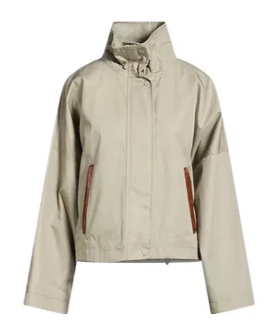 Maxco. Solid-color Casual Jacket In Nude