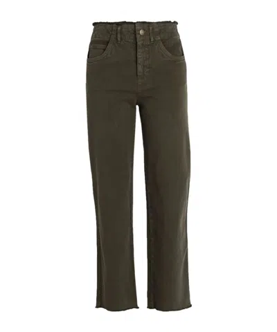 Maxco. Solid-color Casual Trousers In Green