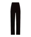 Maxco. Solid-color Patchwork Straight-leg Pants In Blue
