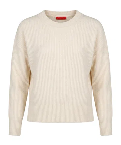 Maxco. Solid-colored Ribbed Knit Top In Pink